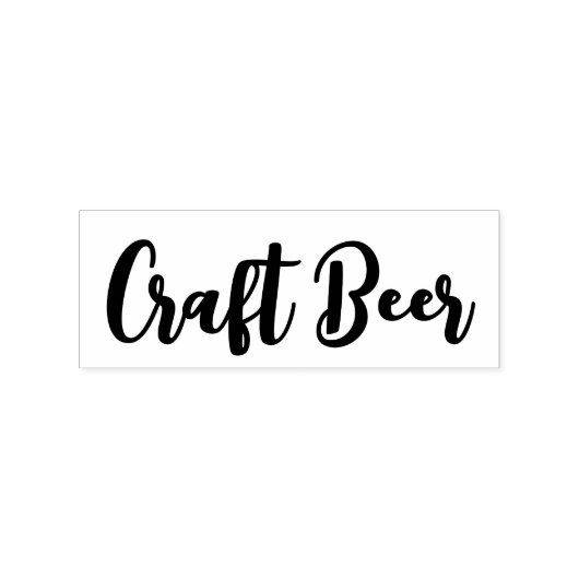 Craft Beer Rubberstempel (Afrduk)