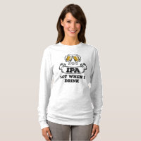 Craft Beer Shirt Drink IPA veel als ik Drink
