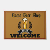 Craft Beer Shop Welkom restaurant Gepersonaliseerd Deurmat (Voorkant)