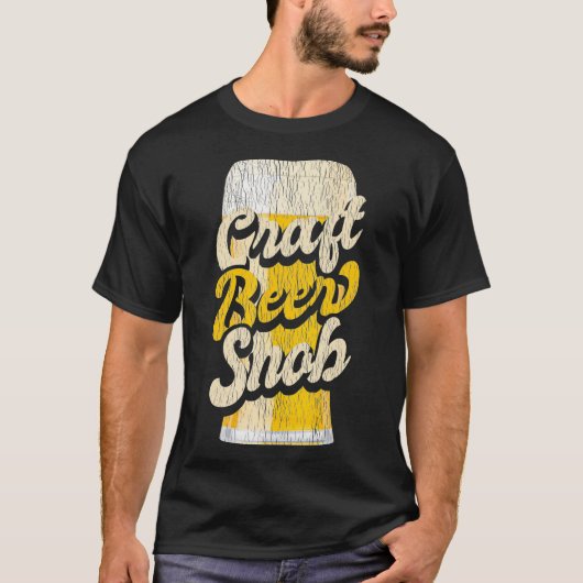 Craft Beer Snob Funny Craft Beer T-shirt (Voorkant)