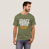 Craft Beer Snob Funny Craft Beer T-shirt (Voorkant volledig)