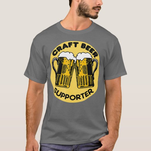 Craft Beer Supporter T-shirt (Voorkant)