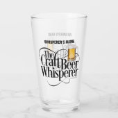 Craft Beer Whisperer Glass Glas (Achterkant)