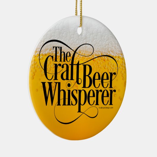 Craft Beer Whisperer Keramisch Ornament (Rechts)
