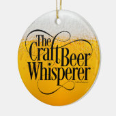 Craft Beer Whisperer Keramisch Ornament (Links)