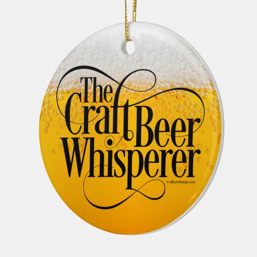 Craft Beer Whisperer Keramisch Ornament (Links)