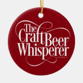 Craft Beer Whisperer Keramisch Ornament (Voorkant)