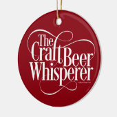 Craft Beer Whisperer Keramisch Ornament (Links)