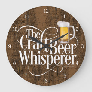 Craft Beer Whisperer Large Clock Grote Klok