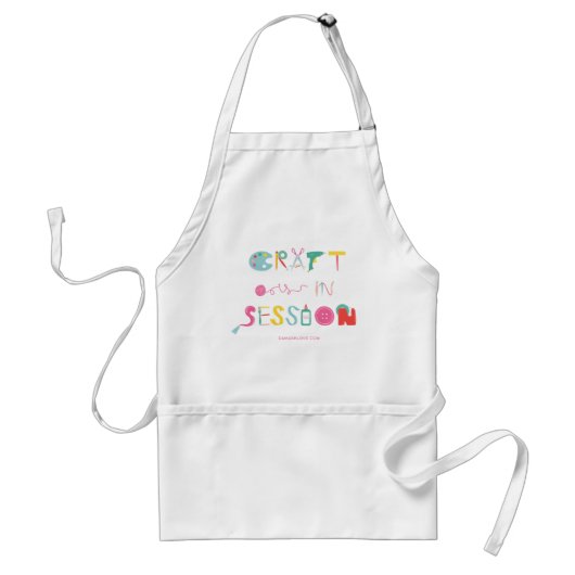 Craft bevindt zich in Sessie Apron Standaard Schort (Voorkant)