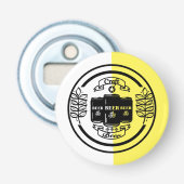 Craft Bier Drie blikken Button Flesopener (Voorkant)