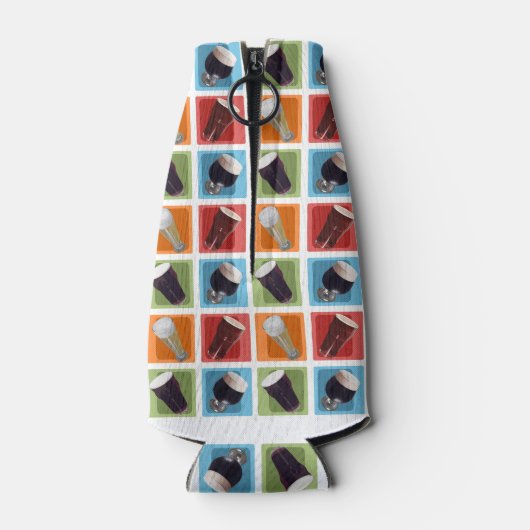 Craft Bier Kleuren Fles Koeler (Achterkant)