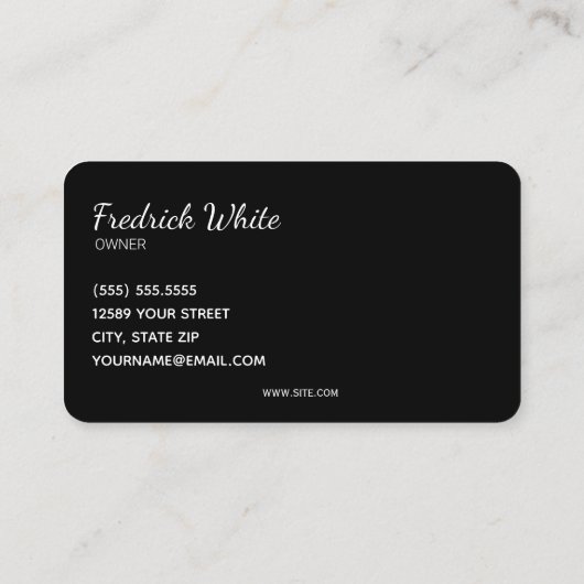 Craft Brouwerij Bier Custom QR Visitekaartje (Achterkant)