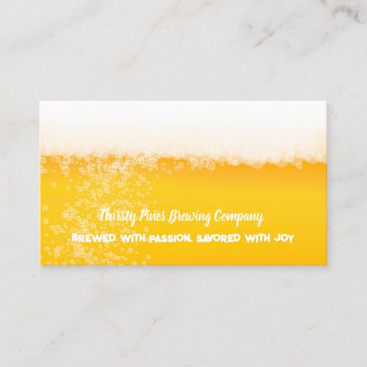 🍺 Craft Brouwerij Visitekaartje (Voorkant)