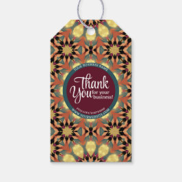 Craft Business Hartelijk dank voor Warm Burgundy B Cadeaulabel