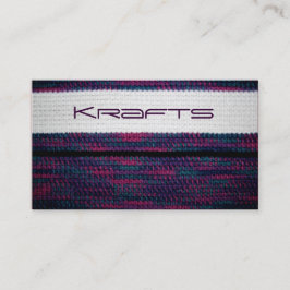 Craft business visitekaartje