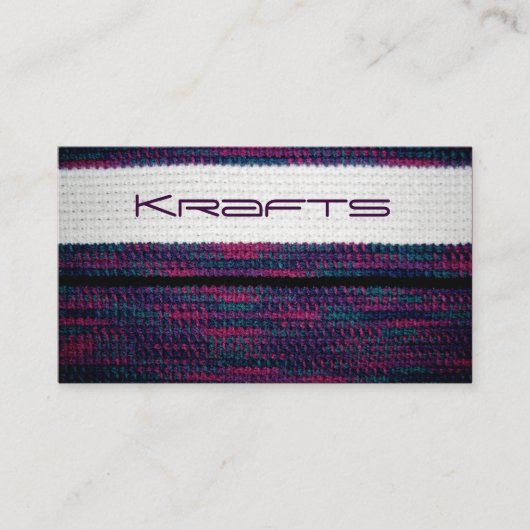 Craft business visitekaartje (Voorkant)