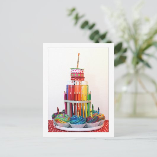 "Craft Cake" Fotografie Briefkaart (Staand voorkant)