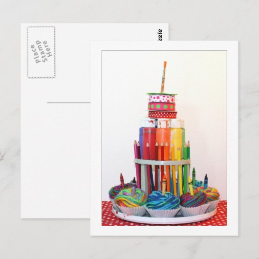 "Craft Cake" Fotografie Briefkaart (Voorkant / Achterkant)