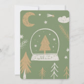 Craft Christmas Party Uitnodiging (Achterkant)