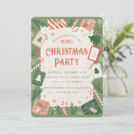 Craft Christmas Party Uitnodiging