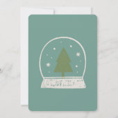 Craft Christmas Party Uitnodiging (Achterkant)