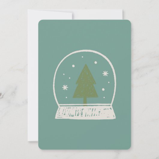 Craft Christmas Party Uitnodiging (Achterkant)