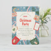 Craft Christmas Party Uitnodiging (Staand voorkant)