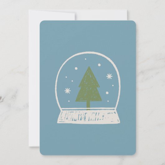 Craft Christmas Party Uitnodiging (Achterkant)