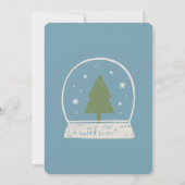 Craft Christmas Party Uitnodiging (Achterkant)