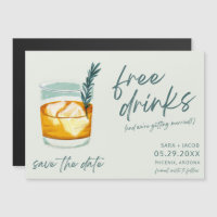 Craft Cocktail Funny Free Drink Weddenschap om de