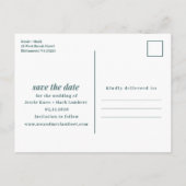 Craft Cocktail Funny Gratis Drinken Save the Date Aankondigingskaart (Achterkant)