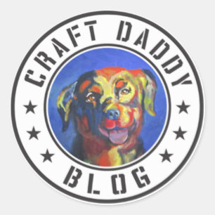 Craft Dad Blog Logo Stickers
