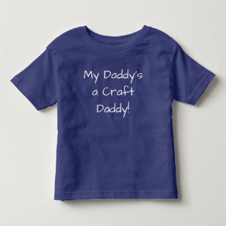 Craft Dad Blog Logo Toddler T-shirt, Royal Blue Kinder Shirts