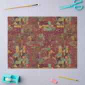 Craft Decoupage Boho Collage Swatch Deep Pinks Tissuepapier (Craft)