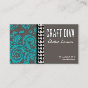 Craft Diva Artist Handicrafts Knitting Quilting Visitekaartje