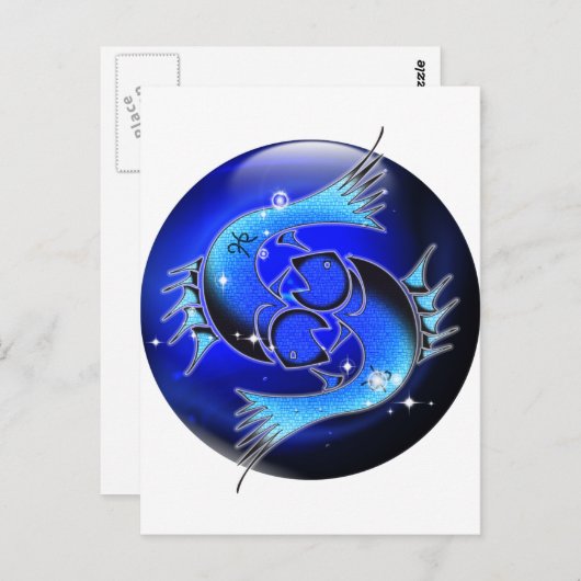 Craft Dungeon Zodiac - Pisces Briefkaart (Voorkant / Achterkant)