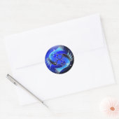 Craft Dungeon Zodiac - Pisces Ronde Sticker (Envelop)