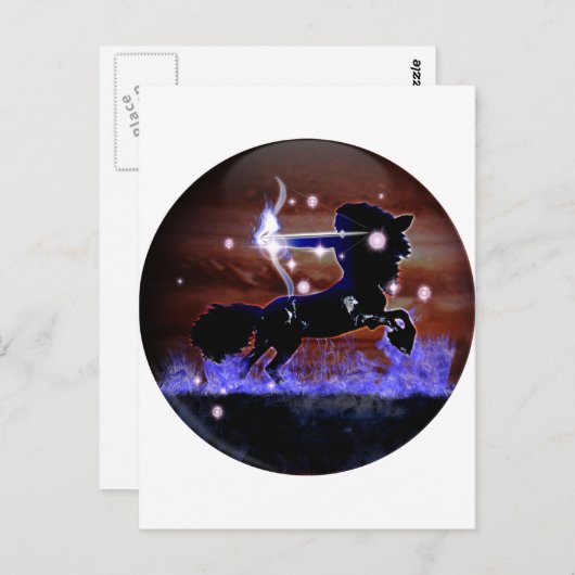 Craft Dungeon Zodiac - Sagittarius Briefkaart (Voorkant / Achterkant)