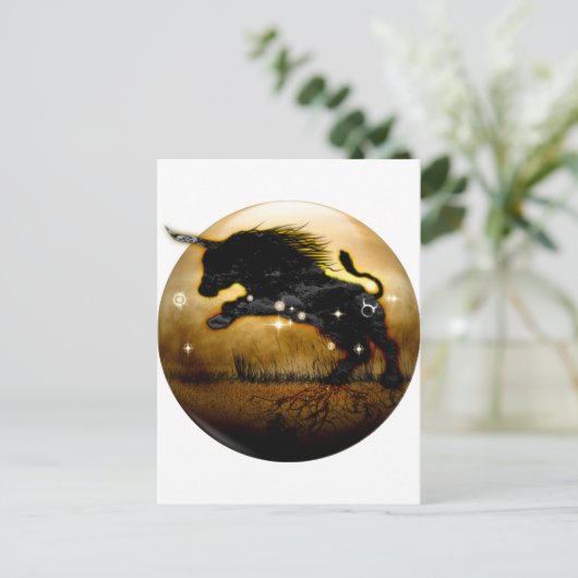 Craft Dungeon Zodiac - Taurus Briefkaart (Staand voorkant)
