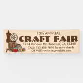  Craft Fair banner-teken Spandoek (Horizontaal)