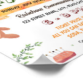 Craft Fair evenement sjabloon Poster (Hoek)