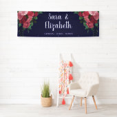 Craft Fair Vendor Booth Bloemen Rozen Spandoek (Insitu)