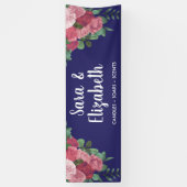 Craft Fair Vendor Booth Bloemen Rozen Spandoek (Verticaal)