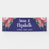 Craft Fair Vendor Booth Bloemen Rozen Spandoek (Horizontaal)