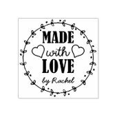 Craft gemaakt met handgemaakte liefdesartikelen rubberstempel (Afrduk)
