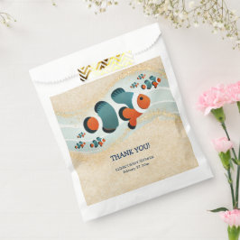 Craft Glitter Clown Fish Nemo Baby shower Bedankzakje