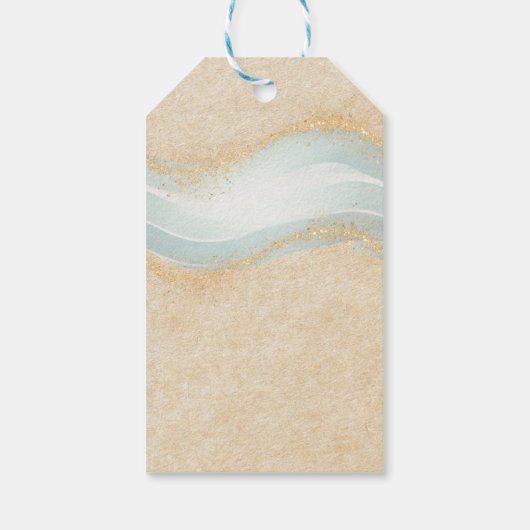 Craft Glitter Clown Fish Nemo Baby shower Cadeaulabel (Achterkant)