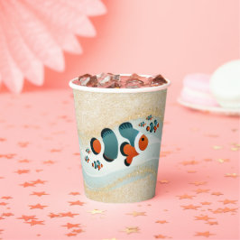 Craft Glitter Clown Fish Nemo Baby shower Papieren Bekers