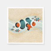 Craft Glitter Clown Fish Nemo Baby shower Servet (Voorkant)